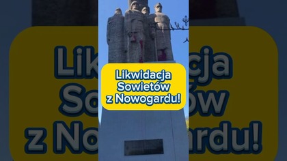 POMNIK ROSYJSKIEGO ŻOŁNIERZA JUTRO ZNIKNIE Z NOWOGARDU! #DariuszMatecki #Nowogard
