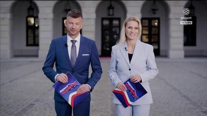 Polsat - Polska wybiera.  Wybory prezydenckie - czołówka wieczoru wyborczego (01. 06. 2025)