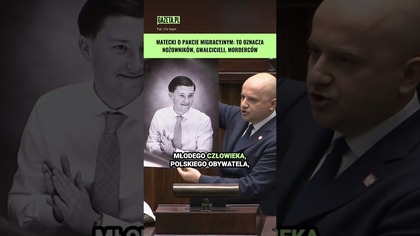 Matecki pokazał zdjęcie Henryego Nowaka.  Mówił o rasizimie przeciwko białej ludności #shorts