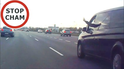 Agresja kierowcy Mercedesa na podwodnicy Warszawy #2046 Wasze Filmy