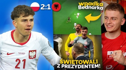 Debiut 17-letniego Pietuszewskiego, błąd Bednarka i ŚWIĘTOWANIE Z PREZYDENTEM! Polska GRA DALEJ!