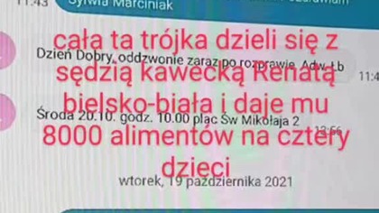 udostępnij żona kradnie 100 000 z konta dzieli się z adwokatem z prokuratorem i sędzina w Bielsku