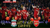 Liverpool 5:5 (5:4) Arsenal 1/8 Carabao Cup 2019, skrót meczu, Polski komentarz HD