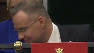 Dziwne zachowania Andrzeja Dudy w Sejmie