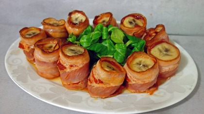 Banany pieczone w boczku  najdziwniejsza przekąska Sylwestra 2025!