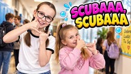 SCUBA DANCE Z DZIEWCZYNKĄ Z 2 KLASY  Na WF-ie gramy w Rekiny i doktorzy.  Na czym to polega?