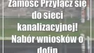 Zamość: Przyłącz się do sieci kanalizacyjnej! Nabór wniosków o dofinansowanie