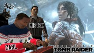 CARL, MIETEK I ALEX GRAJĄ W... Rise of the Tomb Raider + życzenia noworoczne | Asasyn08