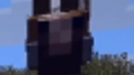The Ghasts connections to the horses back and front created a face of horror #minecraft #game