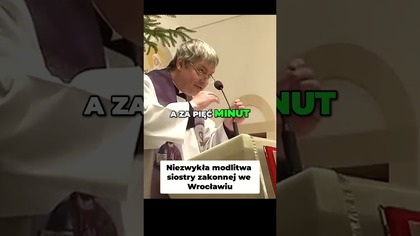 Niezwykła Modlitwa Siostry Zakonnej we Wrocławiu #pawlukiewicz