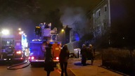 Pożar na parterze kamienicy