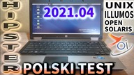 UNIX OpenIndiana Hipster 2021. 04 na HP Elitebook 8440p Sun Solaris Illumos Open Solaris ZFS DTrace