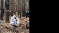 Ekshumacja w Izium, Ukraina