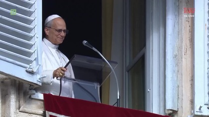 TV Trwam - Noworoczny Anioł Pański z Papieżem Leonem XIV (01. 01. 2026)