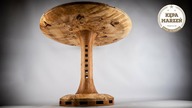 Woodturning - Coffee table Sky Tower Oakland | Stolik kawowy do whisky