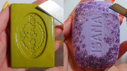 Soap Carving ASMR Relaxing Sounds no talking Satisfying ASMR Video