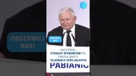 Kaczyński straszy wyborców PiS fantazjami o SŁUŻBACH SPECJALNYCH #shorts