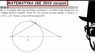 DOWOD GEOMETRYCZNY | ZADANIE 29 CKE 2019 SIERPIEŃ MATEMATYKA PODSTAWOWA.