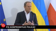 Tusk o działaniach kompromitujących policję: To jest tak żałosne!