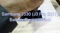 Samsung J3 J330 (J3 Pro 2017) Wymiana baterii