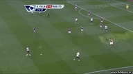 Premier League sezon 2010/2011 Aston Villa 2-0 Manchester United Albrighton