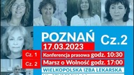 Marsz o Wolność po zakończonym procesie 19-stu lekarzy w WIL - Poznań (17.03.2023)