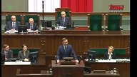 Przemówienie prezydenta Andrzeja Dudy wygłoszone podczas pierwszego posiedzenia Sejmu VIII kadencji