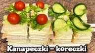 Imprezowe kanapeczki-koreczki.  Sprawdzą się na każdej imprezie! Szybka przekąska z chleba tostowego