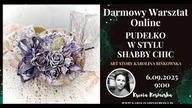 Pudełko Shabby Chic z papierowymi różami  Kreatywna Sobota z Ksenią | DIY Scrapbooking