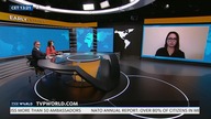 TVP World - Fr.  informacji, pogoda, przerywnik / Fr.  of information, weather, interlude (14. 03. 2
