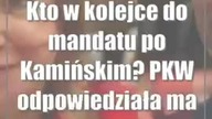 Kto w kolejce do mandatu po Kamińskim? PKW odpowiedziała marszałkowi Sejmu
