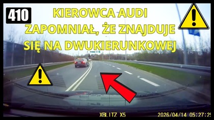 Kierowca chyba myślał, że jest na obwodnicy