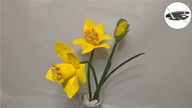 Jak zrobić żonkila z foamiranu DIY [FOAM DAFFODIL DIY] - Pomysły plastyczne dla każdego