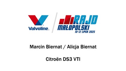 short Marcin Biernat Alicja Biernat - Citroen DS3 VTI Valvoline Rajd Małopolski 2025