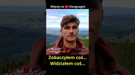  Widziałem/Zobaczyłem coś ...   Jak powiedzieć po angielsku? #angielski #naukaangielskiego