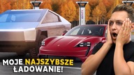 Nowy REKORD ŁADOWANIA w Porsche Taycan i Tesla CYBERTRUCK! 