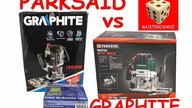 Frezarka górnowrzecionowa PARKSIDE POF 1200 C2 vs GRAPHITE 59G717
