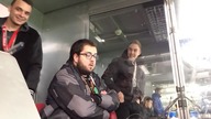 Kibic Legii strzela focha