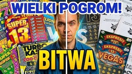 Zdrapki VS Ekspres Losy!  Klasyka gatunku!  Wielki pogrom i rzadki rarytas 