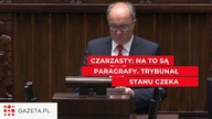 Czarzasty o decyzjach Sasina: Na to są paragrafy.  Trybunał Stanu czeka