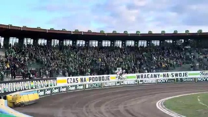 DOPING KIBICÓW FALUBAZU PODCZAS MECZU Z GRUDZIĄDZEM + OPRAWA - 21. 04. 024r.