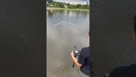 Wywózka zestawu łódka zdalnie sterowaną Boatman