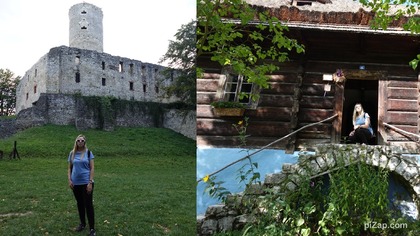 Zamek Lipowiec i skansen w Wygiełzowie