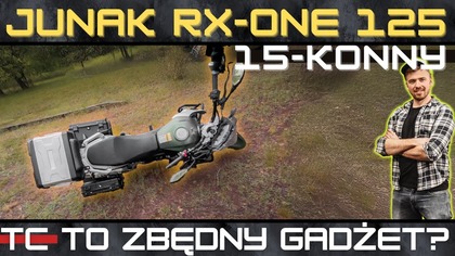 Junak RX-ONE 125 ABS, 15-konny, chłodzony cieczą z kontrolą trakcji.  Prezentacja, pierwsze wrażenia