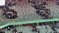 Kibice wyszli w trakcie meczu Legia Warszawa