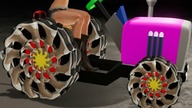 Abstract Tractor with Woman with Umbrella #shorts | Strange Tractor in FS22 | Bazylland shorts
