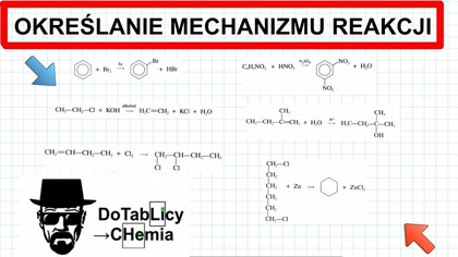 OKREŚLANIE RODZAJU MECHANIZMU W REAKCJACH.  #chemia #chemistry