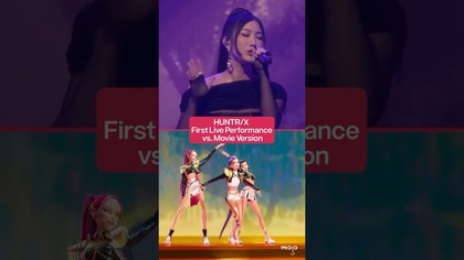 HUNTR/X First Live Performance & Movie Version Side-by-Side