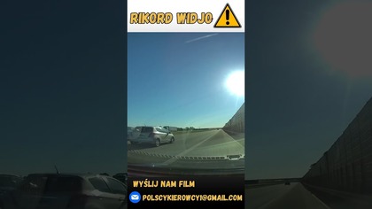 Groźna sytuacja na trasie S8 #shorts #viral #polscykierowcy #rikordwidjo #polska #dashcam