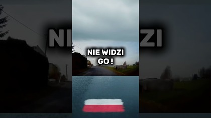 DRAMAT! Ciągnik z sianem wymusza i wjeżdża w auto! O krok od tragedii! #droga #crash #stopcham